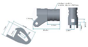 Aluminium Scaffolding Locking Elbow Assembly
