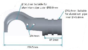 Aluminium Scaffolding Brace Hook