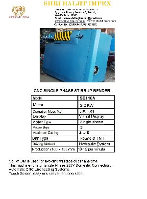 CNC Stirrup Bending Machine
