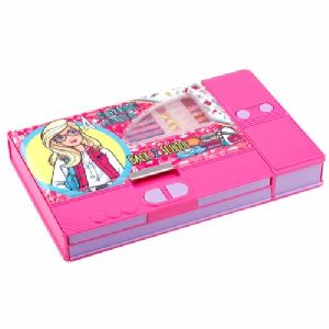 Magnetic Jumbo Pencil Box With Stationery
