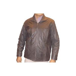 Men Leather Suede Short Jacket
