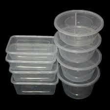 clear plastic container