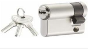 Half Cylinder Lock with Keys