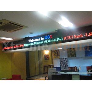 Aluminum LED Ticker Display