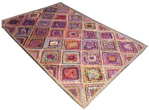 INDIAN HANDMADE BRAIDED RUGS COTTON