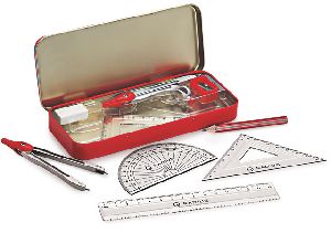 Gee Box Metal Mathematical Instrument Set