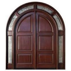 Arch Wooden Door