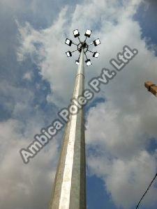 Mild Steel High Mast Light Pole