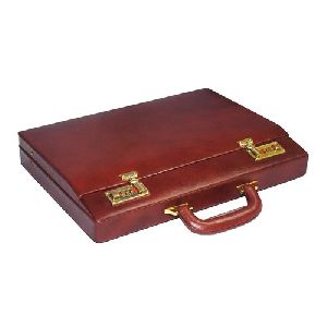 leather attache case