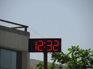 Outdoor Display Clock