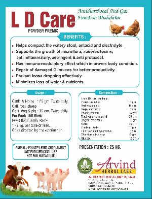 Antidiarrhoeal and Gut Function Modulator