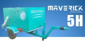 5 TON CABLE PULLING CAPSTAN WINCH MACHINE - MAVERICK 5H