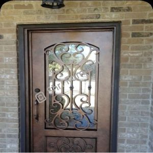 Wrought iron safety door