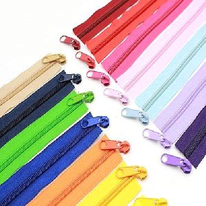 Colored Garments Nylon Zipper