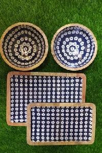 Blue Serving Platter