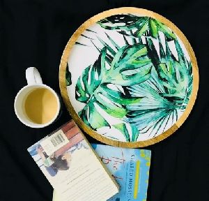 Mango Wood Plate with Digital Print