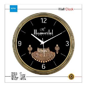 Mechanical Promotional Logo Print Wall Clock