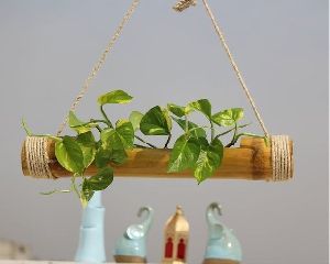 Handmade Eco-friendly Hanging Bamboo Planter