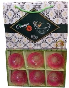 Orange Bite Glass Bowl Set