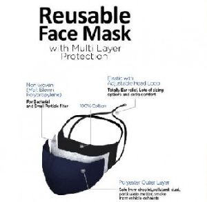 3 layer protection cloth mask
