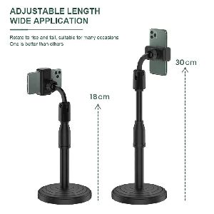 adjustable height mobile stand table