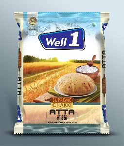Well 1 Chakki atta 5KG (Whole wheat flour)