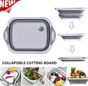 3 in 1 Chopping Board Slicer Cutter Basket Multi purpose