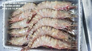 frozen flower prawn