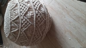 Macrame Pouf