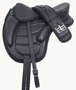 Leather treeless saddle 14 to 18 inch