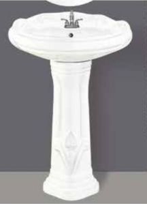 Mini Sterling Plain Pedestal Wash Basin