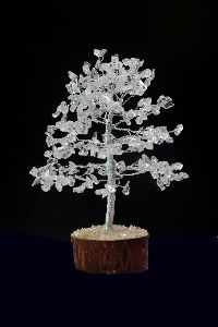 Clear quartz Crystal stone tree