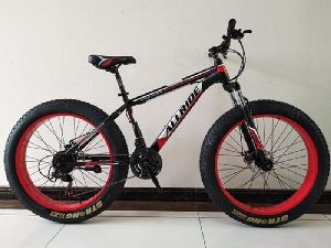 All Ride 26 Fat Tyre Black Cycles(Diamond Model)