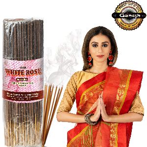 Sree Ganesh Khadi White Rose Incense Sticks