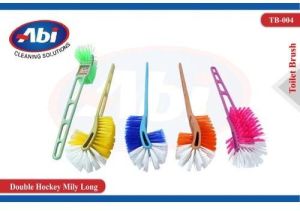 Double Hockey Milky Long Plastic Toilet Brush