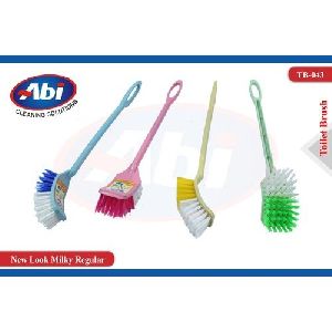 Milky Regular Plastic Toilet Brush