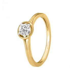 Periphery Solitaire Diamond Ring