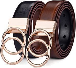 Ladies Stylish Rexine Belts, Technics : Machine Made, Pattern
