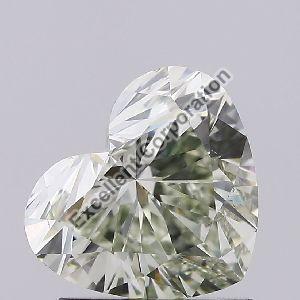 Heart Shape HPHT 1.07ct Diamond
