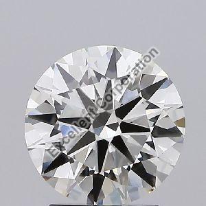 Round Brilliant Cut CVD 2.01ct Diamond I