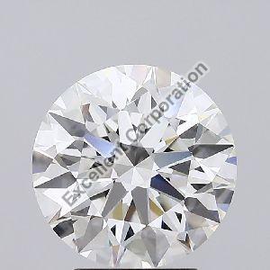Round Brilliant Cut CVD 3.02ct Diamond