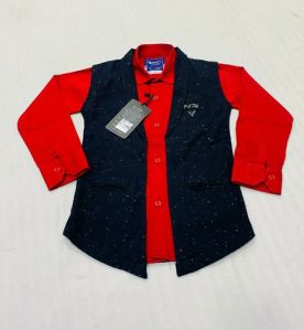 Boys Shirt & Jacket set