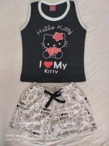 Cotton T-Shirt And Short Set