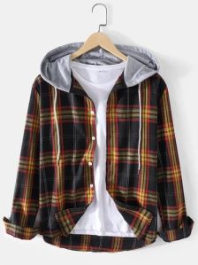 Drawstring Hooded Jacket