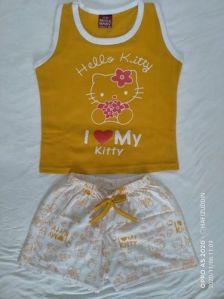 Kids Printed T-Shirt and Short Set