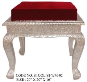 German silver stool