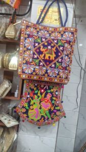 kantha embroidery bag