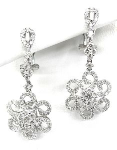 ladies diamond earrings