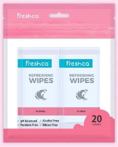 Freshca Refreshing Wipes Floral-20pcs