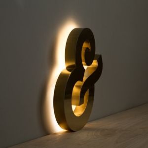 Brass LED Letters